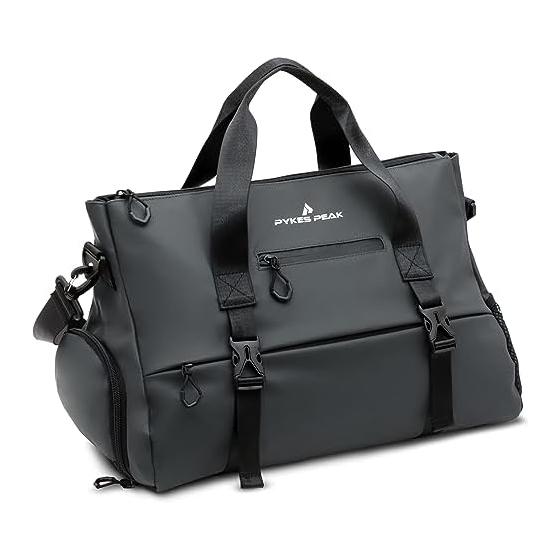 

PYKES PEAK Sports Shoulder Bag Enamel Bag 3WAY 15L Gym Golf Outdoor Sports Running Travel Business Trip Bag Shoulder [Gray S Size]