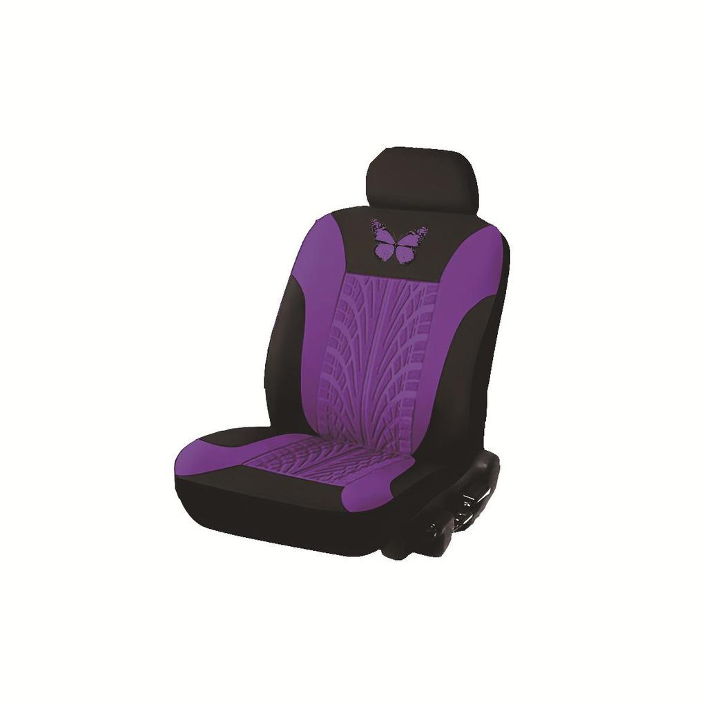 Universal 9-teiliges Sitzbezug-Set mit Schmetterlingsprägung für Fünfsitzer-Autos - Stilvolles, Bequemes und Elegantes Design