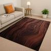 Classic Wood Grain Tree Growth Ring Brown Gray Living Room Non-Slip Area Rug Carpet For Bedroom Playroom Sofa,Home Decor Doormat