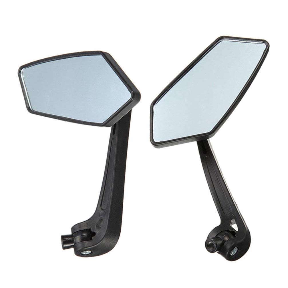 

VORCOOL Motorcycle Mirror, Rearview Mirror, Left and Right Set, 0.4 inches (10 mm), 0.3 25X6.3CM чёрный