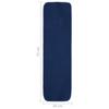 Non Slip Stair Mats 15 pcs 75 x 20 cm Navy Blue Rectangular