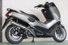 NMAX125 NMAX155 Muffler Compatible with Models R300 SUS Stainless Steel Muffler Silver Color Motorcycle Parts Full Exhaust Custom Parts Replacement