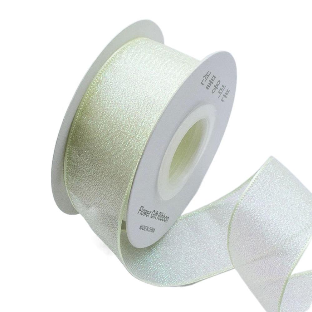 40mm 10 yards Fishtail Organza Ribbon Polyester DIY Gift Wrap  for Decorating Weddings