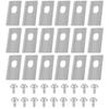 Lawn Mower Blades Stainless Steel Replacement Cutting Blade 7x10.8mm Center Holes Suitable for Dreame Lawnmower Accessories
