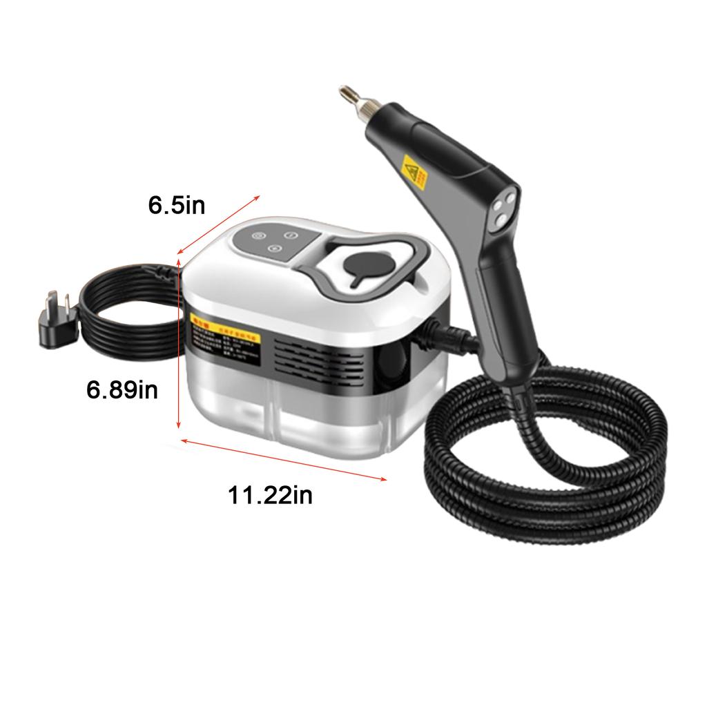 1500W Portable Steam Washer High Temperature Pressurized Steam Cleaning Machine with 6 Steam Levels for Home Car Kitchen More