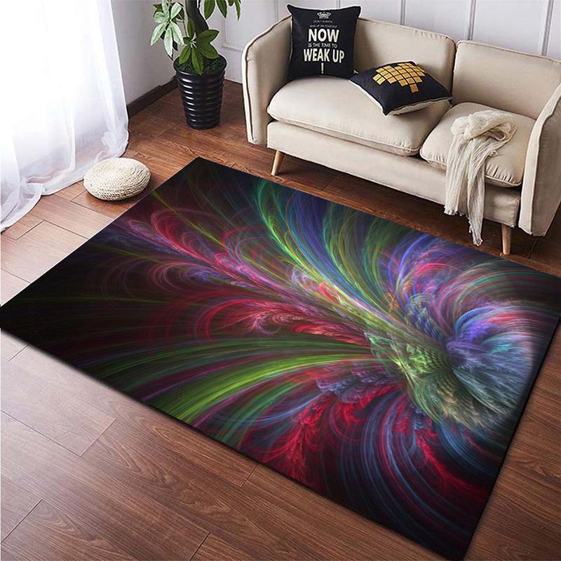 Colorful Magical Fantasy Abstract Art Printed Carpet for Living RoomHome Decoration Mats Boho Rugs Dropshipping Outdoor Rugs