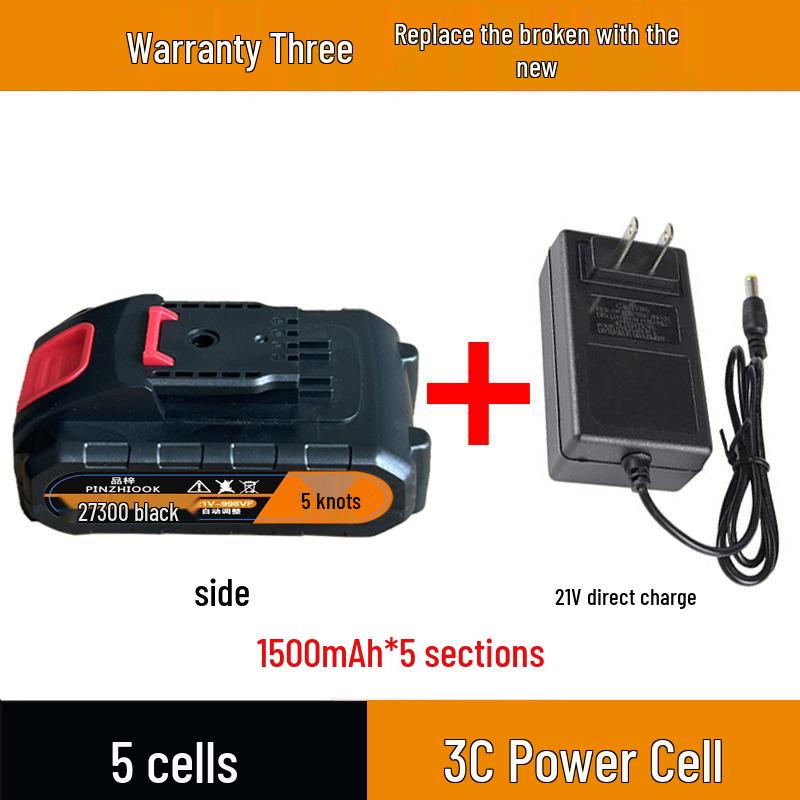 High-Capacity 21V Lithium Battery for Electric Tools and Drills