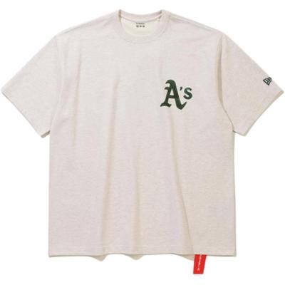 New Era Oakland Athletics Fashion Casual Pullover Short Sleeve Round Neck T-Shirt Unisex Tops 15147541