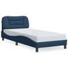 VidaXL Bed Frames Without Mattress Hvar, Upholstered Bed, Slat Base, Single Bed, Adult Bedroom Bed 3207750