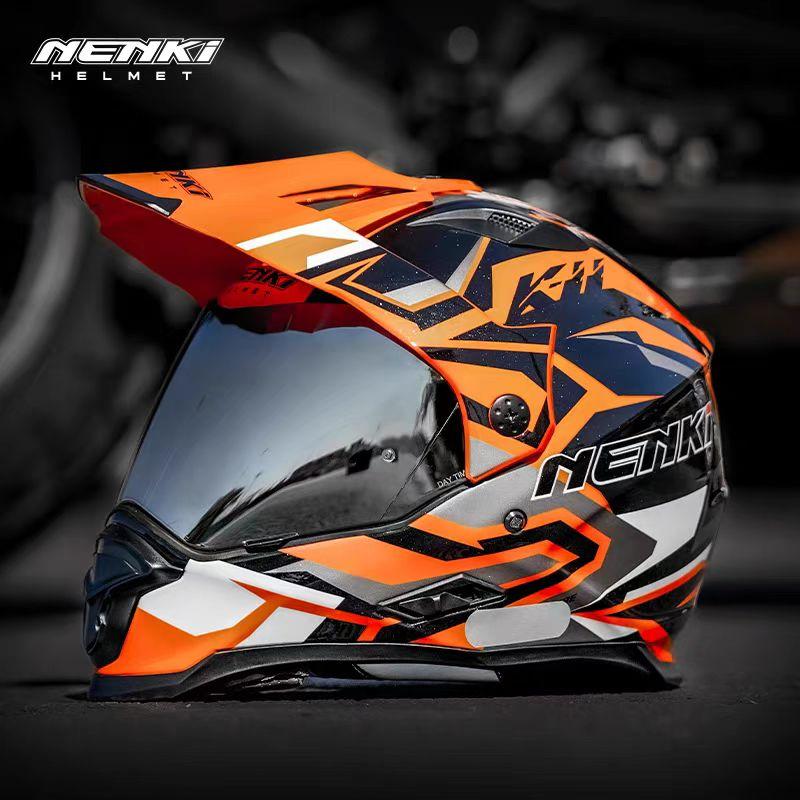 

Мотоциклетный шлем из стекловолокна Сертификация DOT ECE Полнолицевой Двойной козырек Гоночный Внедорожный шлем Cascos Para Moto Capacete Casco XXXL