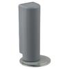 For Avoiding Door Damage Grey Stainless Steel Door Holder Door Hardware Protects Walls Sleek Design Convenient Heavy Use