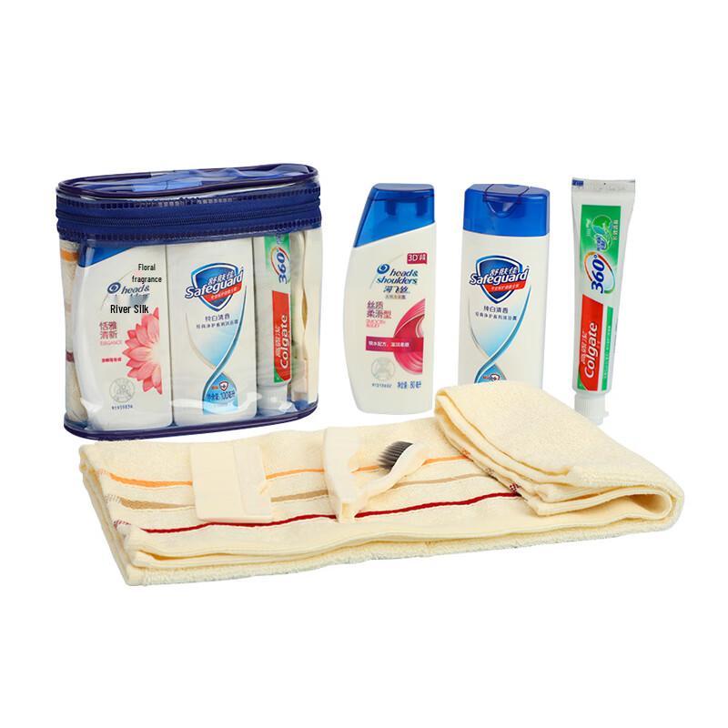 Portable Travel Toiletry Kit with PVC Bag