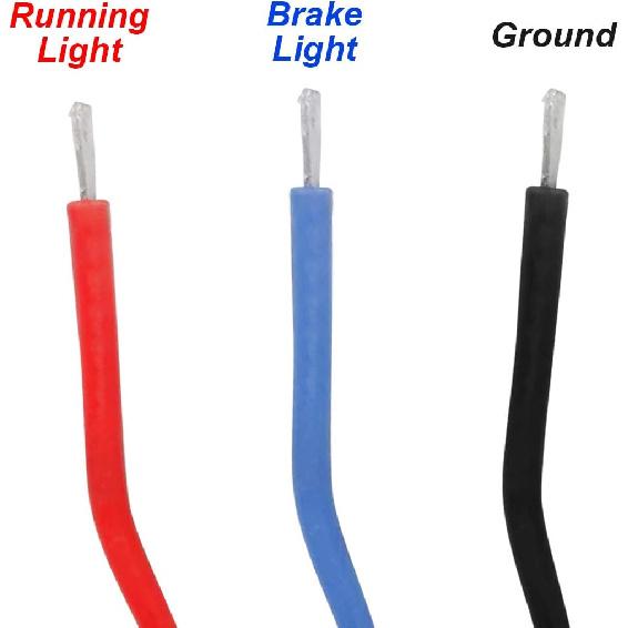 HDBUBALUS LED Bremsrücklicht Niedrigprofil Rauchige Rückleuchten Passend für Harley Touring Street Glide Road King Electra Glide Dyna Fat Boy Sportster 833