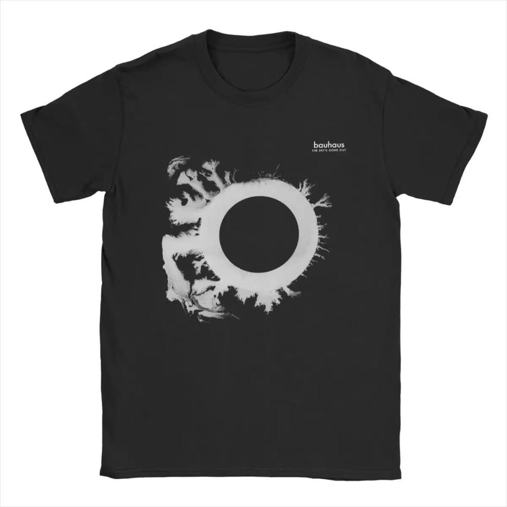 Fashion Bauhaus The Sky's Gone Out Post Punk 80s T-Shirts for Men 100% Cotton T Shirts Short Sleeve Tee Shirt Plus Size Tops