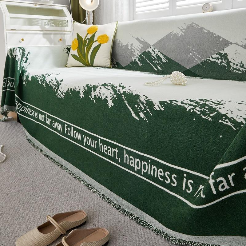 Sofa Blanket Cover Cloth For All Seasons One-Piece Anti-Cat Scratch High-End New Sofa Cover Home Textile 180X130CM