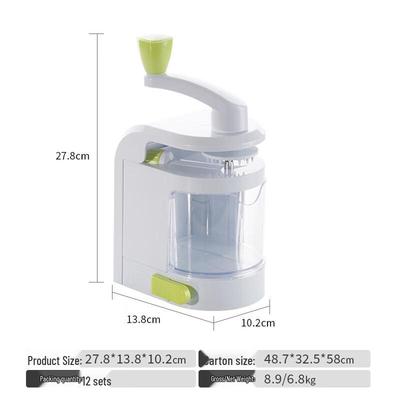 Smile Mom Multi-functional Hand-cranked Vegetable Shredder & Slicer