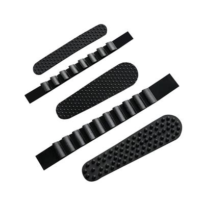Lot de 10 bandes antidérapantes pour cintres, bandes antidérapantes, poignées de garde-robe anti-chute, cintres en plastique, pinces en silicone