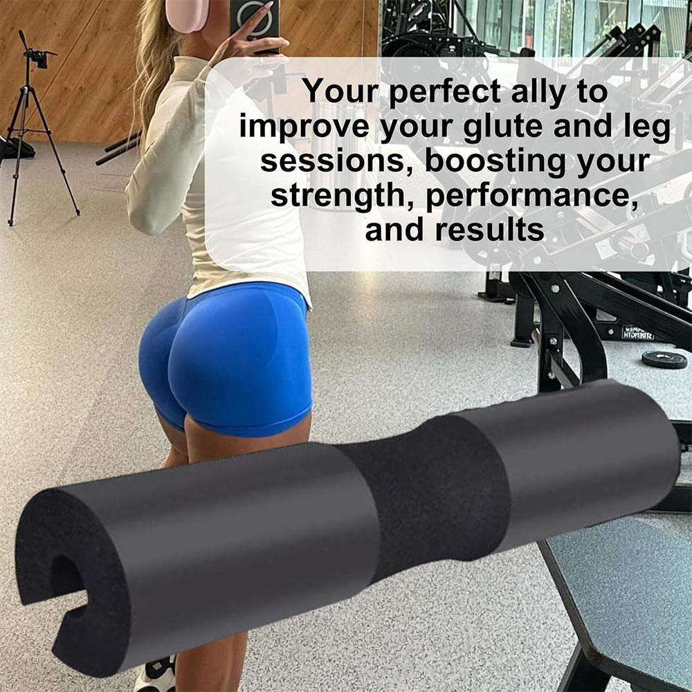 Kniebeugen- & Hüftstoß-Polster für den Beintag - Langhantelpolster für Kniebeugen & Ausfallschritte - Nacken- & Schulterstütze, Po-Training sicher und stabil