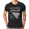 F-14 Tomcat US Navy Aircraft Plane USAF Airplane Blueprint  O Neck TShirt Top Gun Maverick Goose T-Shirt Man's Clothes Oversized