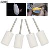 20pcs 2.35mm Shank Wool Polishing Buffing Wheel Grinding Head Jewelry Polishing Tool Accessory