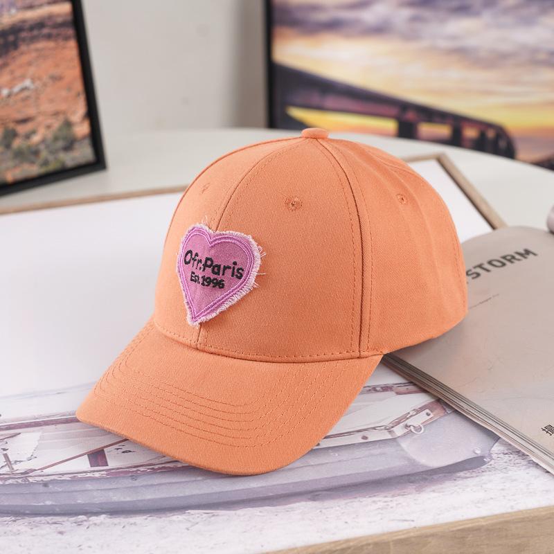 Neuer Hut für Damen, Herbst- und Winter-Hardtop-Baseballkappe, modisch und modisch, Sonnenschutzhut, Liebe