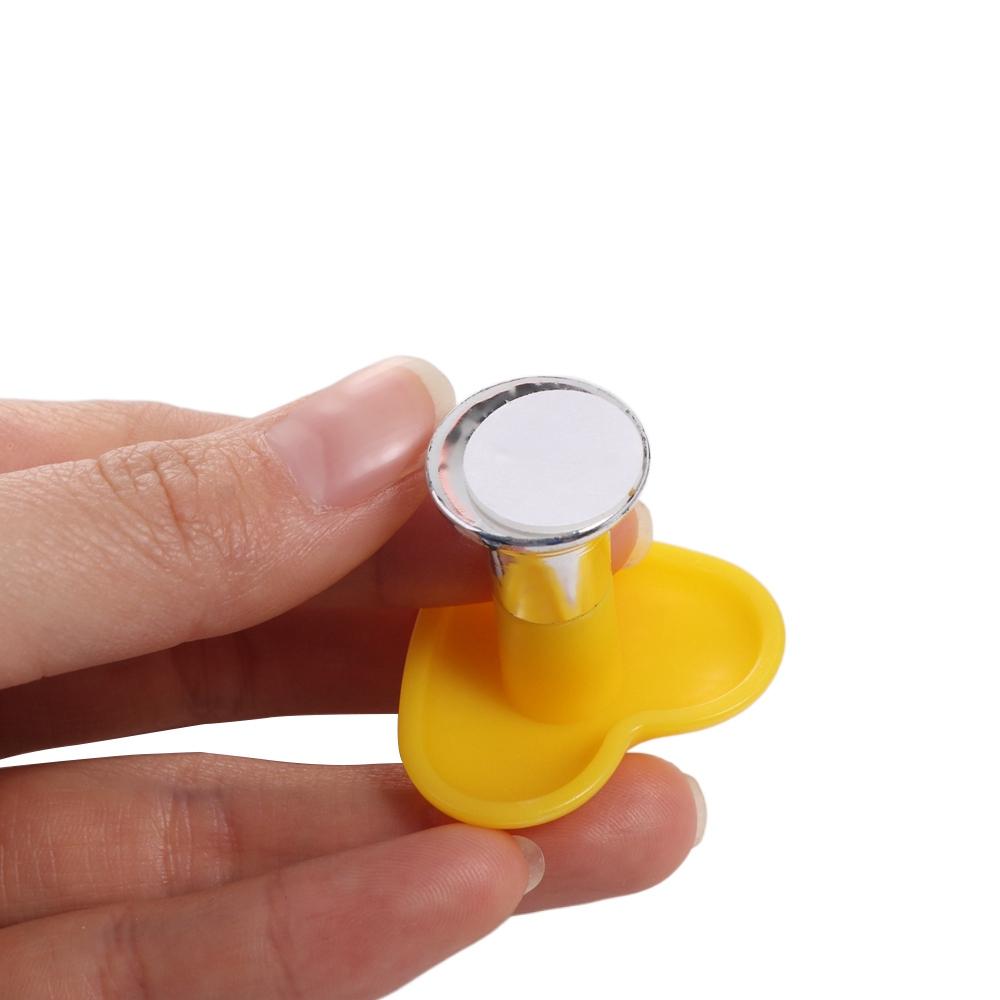 2pcs Love Toilet Button Nail Protector Water Press Flush Button Toilet Press Bathroom Supplies