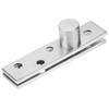 2 piezas Bisagra Pivotante Giratoria de 360 Grados Bisagra Giratoria para Puerta de Acero Inoxidable 75 mm de Longitud Pivote Excéntrico