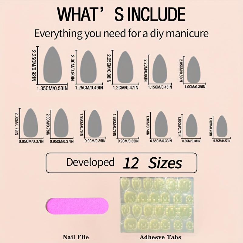 24pcs Glossy Medium Almond Shape Fake Nails, Solid Color Press On Nails, Summer Rose Red Full Cover False Nails For Women Girls