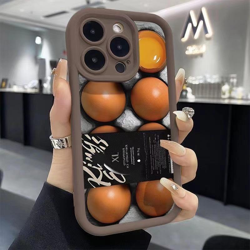 All-inclusive lens egg carton for Apple 16 mobile phone case iphone14promax protective case 13 soft case 12 new