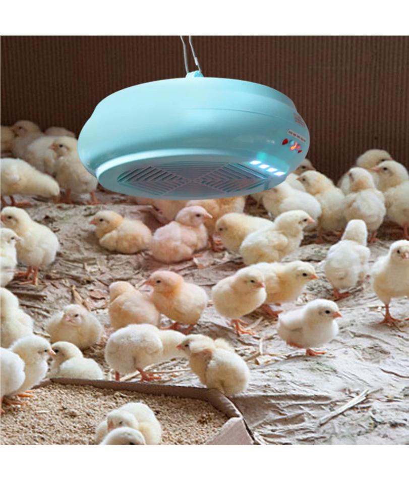 220V Pet Poultry Intelligent Heating Lamp Temperature Control Air Warming Remote Control Heater Warm Light Brooding Incubator