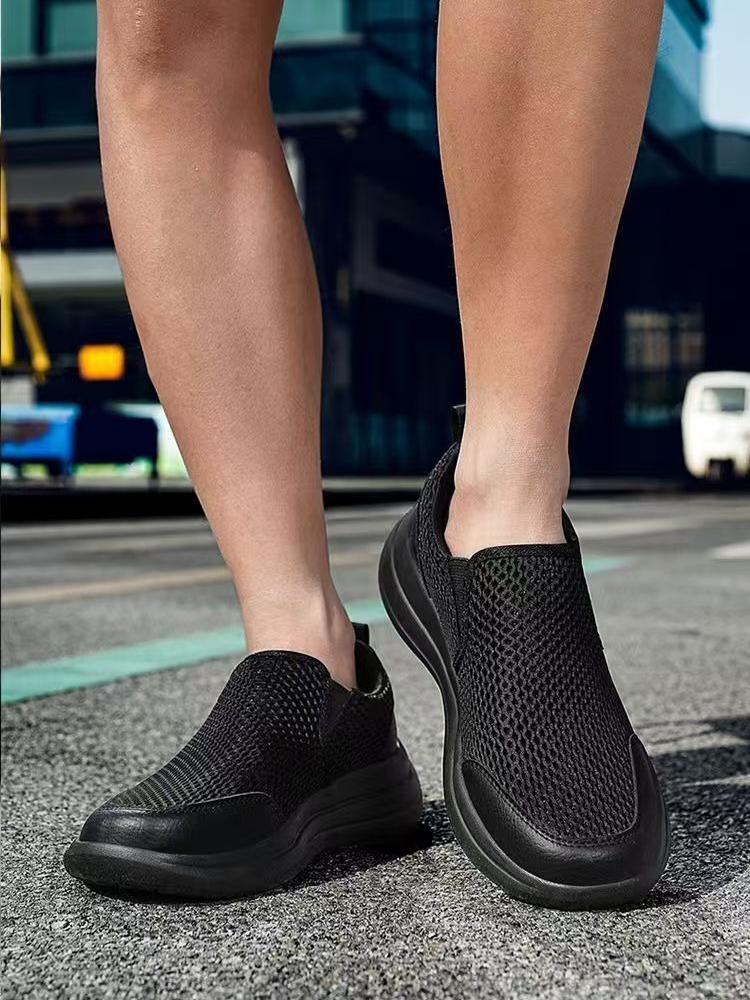 Fashion Splicing Sports Man Shoe Young Students Mesh Sneakers Adults Elegant Comfortable Non-leather Deals Walking Casual Shoes for Men