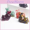 Crystal Rabbit Figurine Gift For Home Office Decor With Natural Gemstone Material