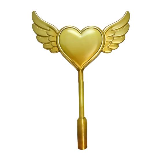 

Credit Card Wand 3D Printed Tap to Pay Wand Heart with Wings Wand Contactless Payment Card Holder Gift for Kids A