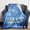 Name Custom Toronto Maple Leafs Logo Print Flannel Blanket High Quality Warm Comfortable Cover for All Seasons Perfect for Gifts Home Decor
