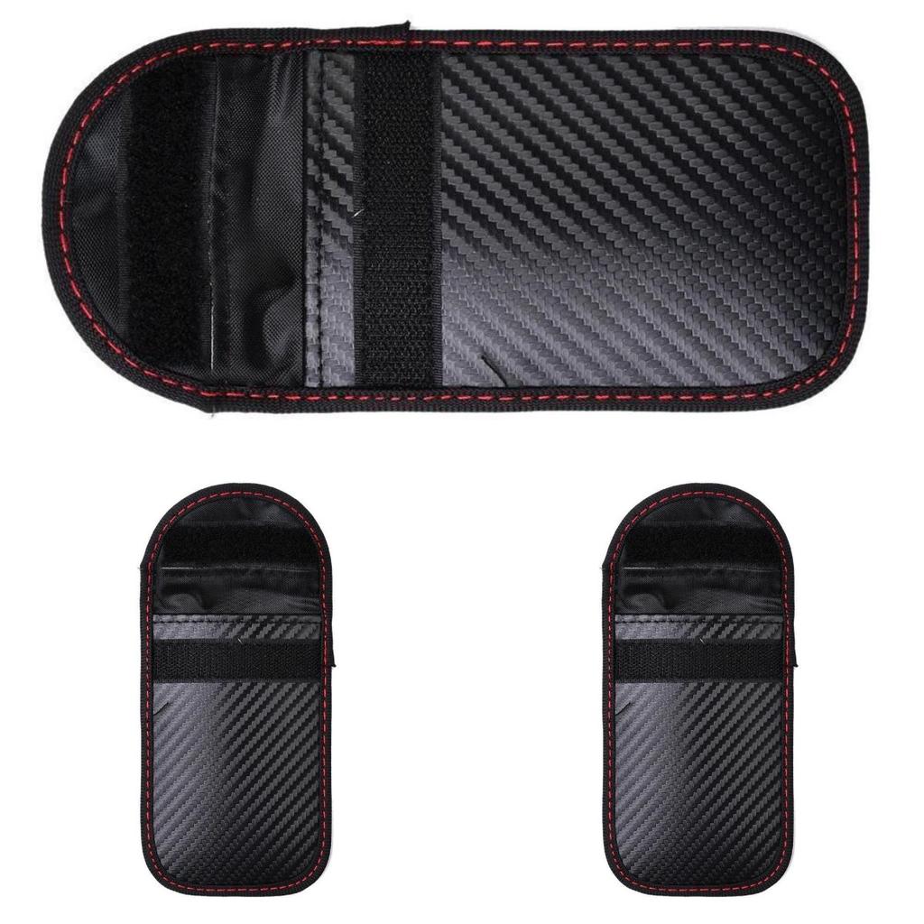 Husă Faraday cu blocare semnal pentru cheie auto, telefon mobil, chei auto, telecomandă, sac de protecție, husă de protecție împotriva radiațiilor și ecranare semnal