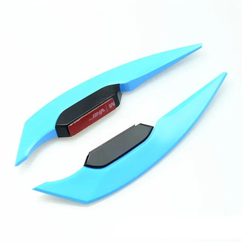 2pcs Motorcycle Winglet Aerodynamic Spoiler Wings High-quality Self-adhesive Motorbike Decoration Sticker Motorcycle Equipments