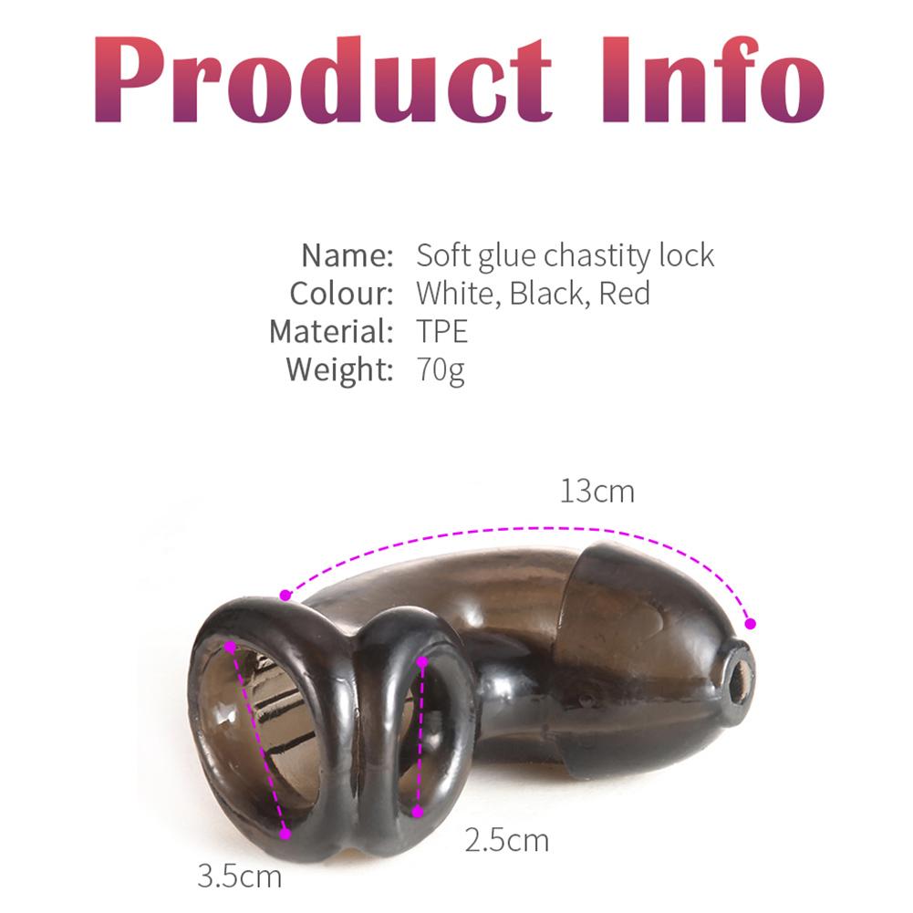 Soft Cages Chastity Male Cock Rings Sex Toys For Men Delay Time Scrotum Stretcher Small Chastity Device Intimate Goods