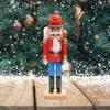 Classic Wooden Nutcracker 25cm Holiday Table Decor for Festivities
