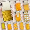 Ein Glas Bier Alkohol Funda Hülle Für Samsung Galaxy S25 Ultra S9 S10 S20 FE S21 S22 S23 Plus S24 Ultra Handyhülle