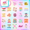 50 Pink Inspirational Texts Internet Celebrity Inspirational Texts Girl Heart Healing Wind Phrases English Stickers