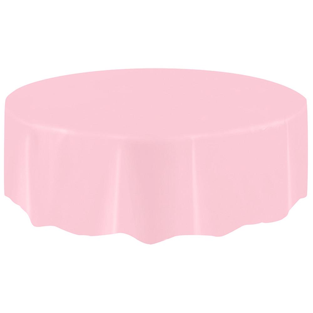 Large Plastic Circular Table Cover Cloth Wipe Clean Party Tablecloth Covers