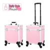 Portable Professional Makeup Case with Trolley, Lockable, Large Capacity for On-Site Beauty, Manicure, Microblading