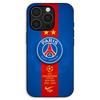 Case For iPhone 14 Pro Max PSG Logo Champion Double Legend Nike Red and Blue Maniacase