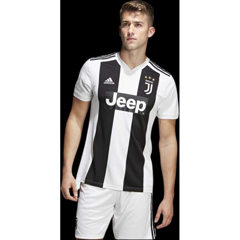 Adidas Juventus Home Replica Jersey 2018-2019 Men Tops White Black