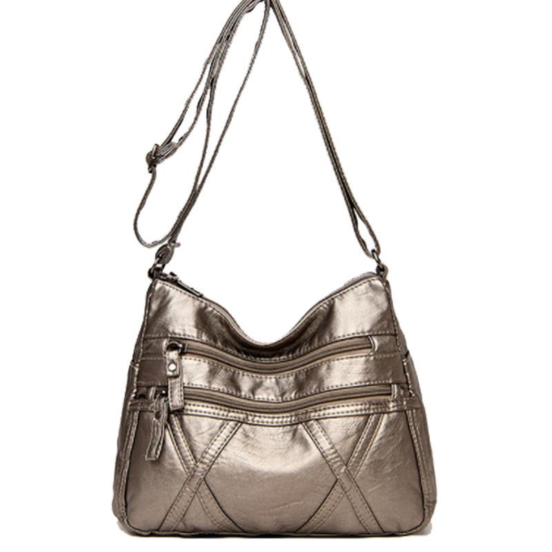 Fashion Women Crossbody Bag Pu Minimalist Small Shoulder Purse For Daily Use