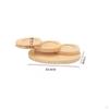 Wooden Tiered Riser Display Stand Handcrafted Serving Minimalist