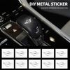 Für BMW Mode Auto Logo Metallaufkleber Dekoratives Emblem Für BMW Mini Cooper R56 R50 R53 F56 R60 2011 2012 2013 2018 2019 Auto Zubehör