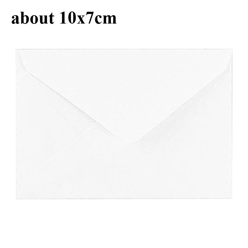 10/50Pcs Colorful Retro Blank Mini Paper Envelopes Wedding Party Invitation Greeting Cards Gift Envelope