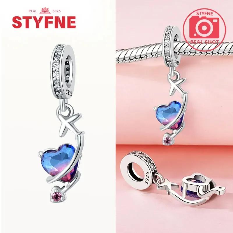 Coppercolorful Travel Luggage Charms Plane Beads Fitoriginal Bracelets Diy Fine Jewelry For Women Gifts