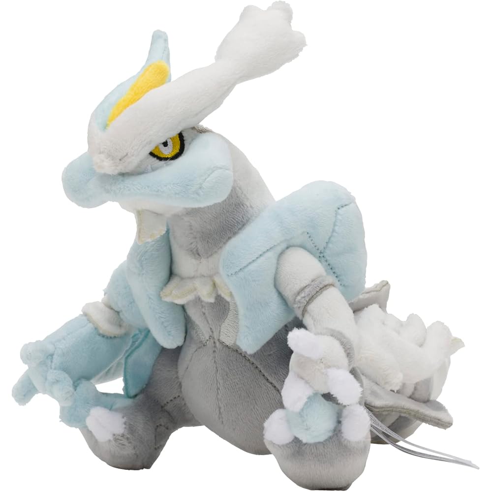 Pokmon Center Original 646 Plush Toy Kyurem (White Kyurem) 13.5x13x23 cm Soft Stuffed Animal